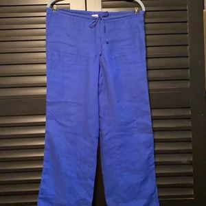 Linen Drawstring Pants